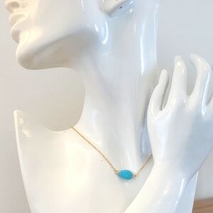 3/$30 Chic Necklace with Turquoise Accent